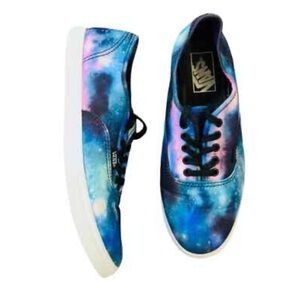 Vans Cosmic Blue and Purple Sneakers